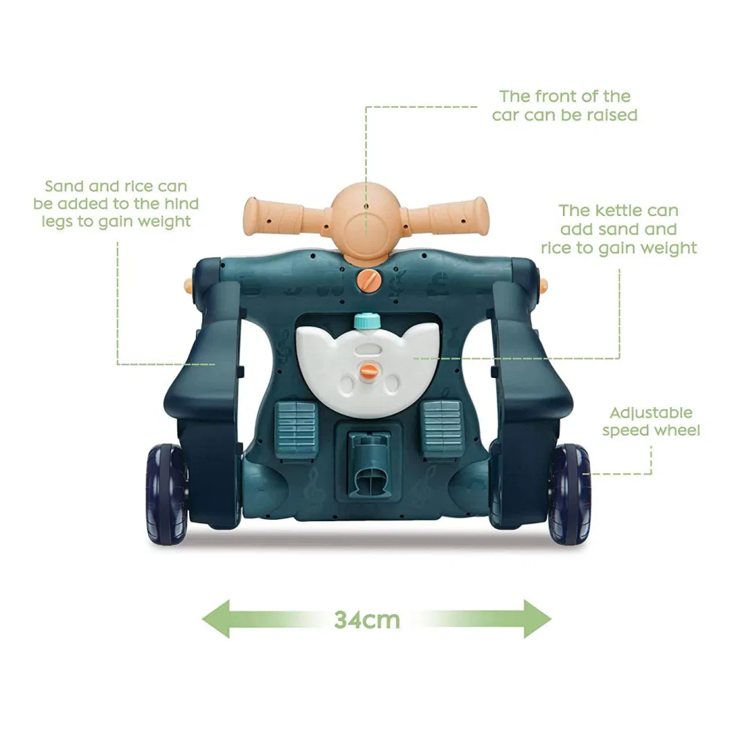 3 in 1 Baby Sit-to-Stand Learning Walker Educational Multifunctional Push Stroller Toy Baby Walker