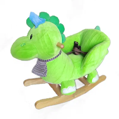 Großhandel Stofftier Plüsch Schaukelstuhl Pferd Spielzeug für Kinder Kinder
