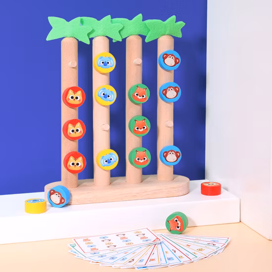 Neues pädagogisches Holztier-Kletterspielzeug für Babys