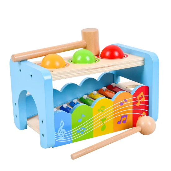 Holz Xylophon Kleinkind Musical für Baby Pädagogische Montessori Spielzeug Baby Multi